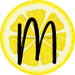 Personalized Lemon Sign Initial Monogram Decoe-4088-Dh-Custom 18 Wood Round M