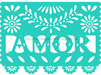 Picado Papel Door Hanger Fiesta Amor Wood Sign Decoe-W-903699 22’