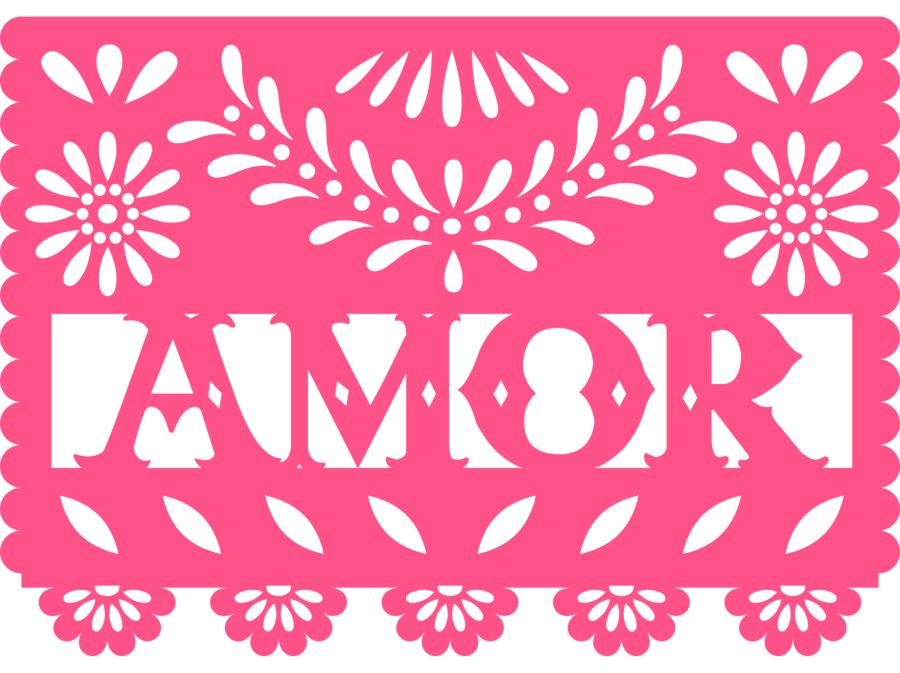 Picado Papel Door Hanger Fiesta Amor Wood Sign Decoe-W-903701 22’