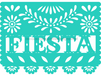 Picado Papel Door Hanger Fiesta Wood Sign Decoe-W-903693 22’