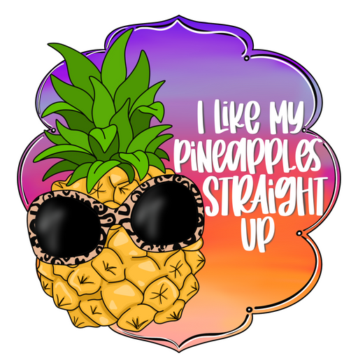 Pineapple Sign, Summer Sign, wood sign, CR-W-076 - DecoExchange®