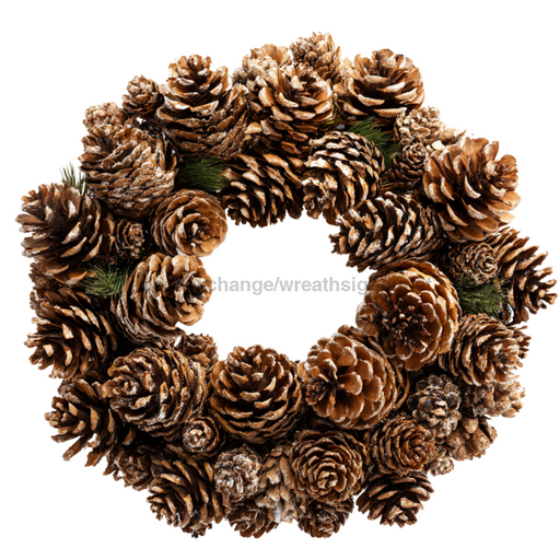 Pinecone Wreath Base DCO W 00097 DH 22’’ Door Hanger 22’’ Door Hanger