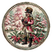 Pink Christmas Nutcracker, DCO-102666, Sign For Wreath, 10" Metal Sign
