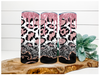 Pink Leopard Tumbler, 20 oz Skinny Tumbler DECOETUMBLER-097 - DecoExchange