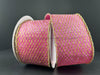 Pink Velvet/Gld Net Overlay 2.5’’X10Y 78489-40-28 Ribbon