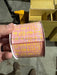 Pink-White-Yellow Embellished Tweed 2.5’’X10Y 41522-40-03 Ribbon