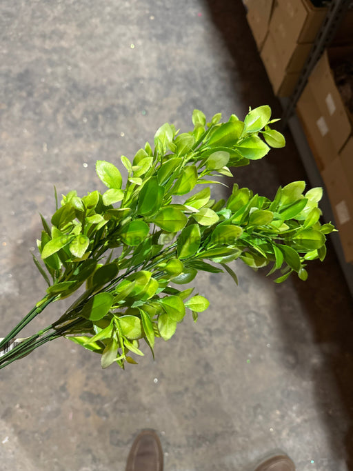 Plastic Boxwood – 7 Stems Green 57161 Greenery