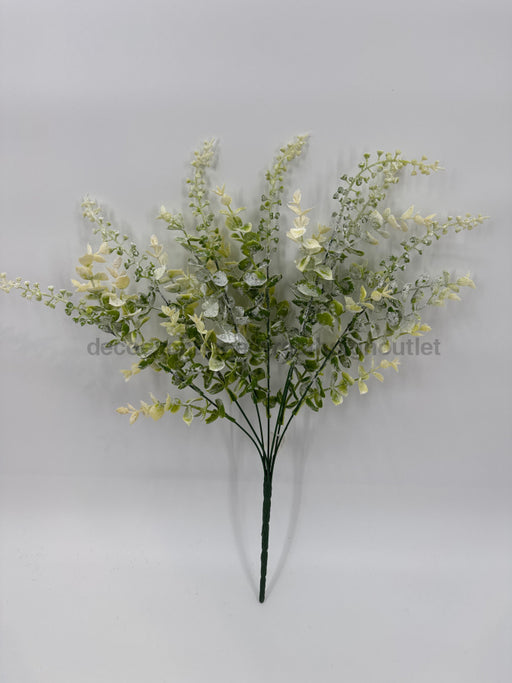 Plastic Eucalyptus X 9 Snow 58351 Greenery