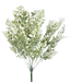 Plastic Flocked Hemlock Bush - 9 Stems 23’’ 13642Cmgn Greenery