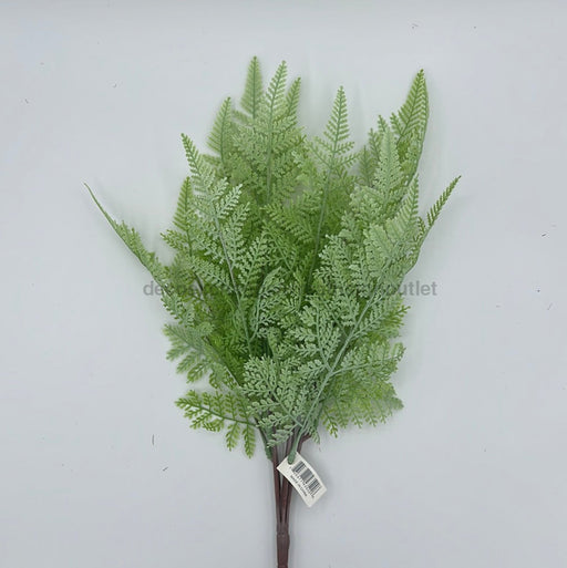Pls. Leather Fern Fr.Grn 12Dz 43522 - DecoExchange