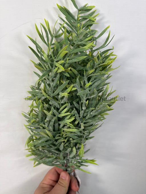 Plastic Leaves Bush - 7 Stems - Fresh Green - 43322 Greenery