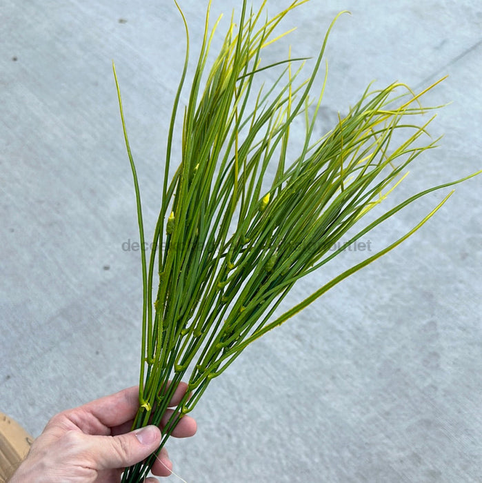 Plastic Long Grass Bush Yellow 43864 Greenery
