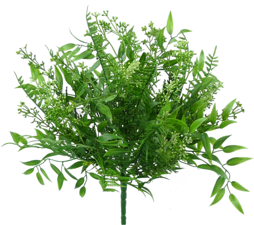 Plastic Mix Greenery Bush 13292BU9 - DecoExchange