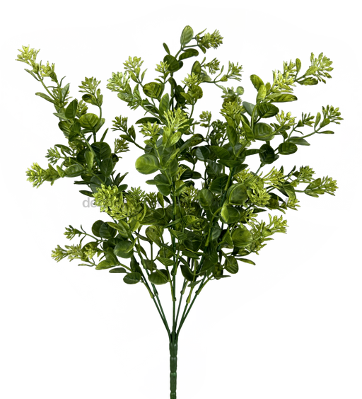 Plastic Sedium Filler Bush - 7 Stems 20’’ 13638Gn Greenery