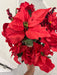 Poinsettia/Rose/Hydrangea X18 Red 13163 Pick