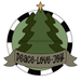 Pre-Order: Christmas Sign Peace Love Joy Tree Wood Sign Pcd-W-046 22 Door Hanger