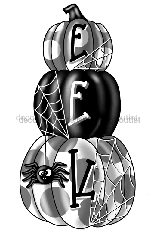 Pre-Order: Halloween Sign Pumpkin Wood Sign Pcd-W-049 22 Door Hanger