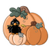 Pumpkin and Crow Fall Door Hanger PCD W 186 DH 22’’ Door Hanger 22’’ Door Hanger