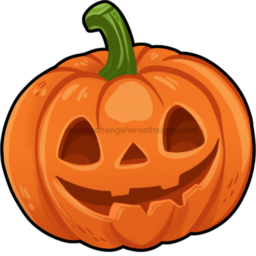 Pumpkin Door Hanger DCO-W-00086-DH 22 in Wood Pumpkin 22’’ Door Hanger