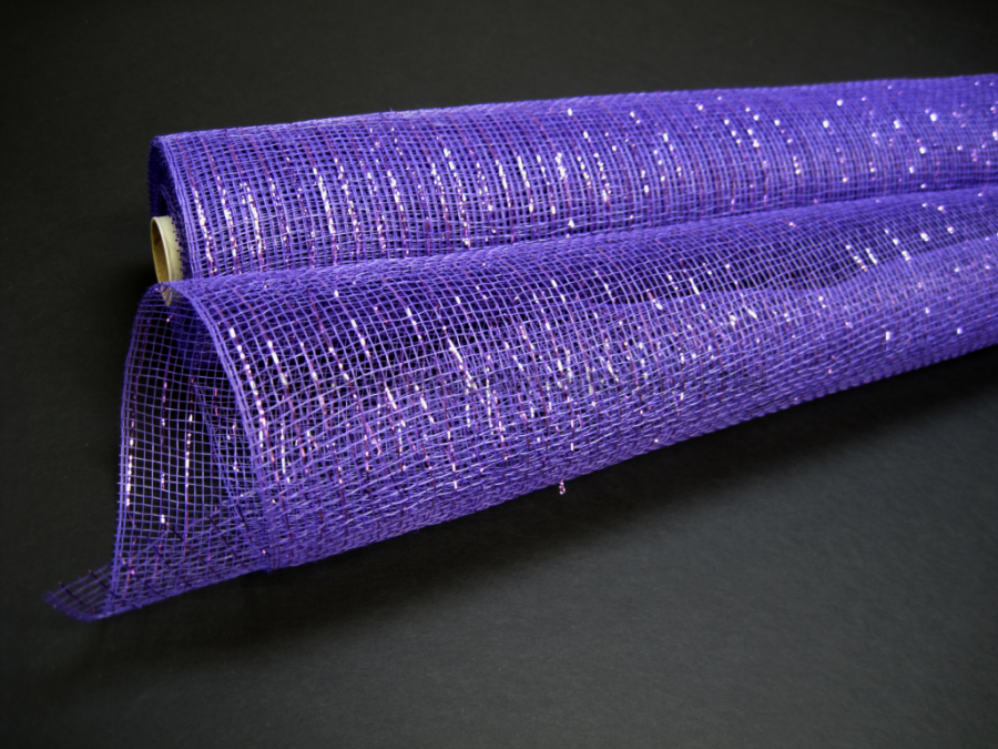 Purple/Purp Metlc Mesh 10’’X10Y XB90510-11 Mesh