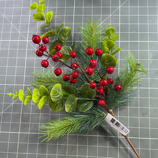 Pvc Pine Berry &Cone Spray 68183 Pick