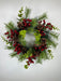 Pvc Pine Berry Wreath 681821