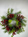 Pvc Pine Berry Wreath 681821