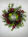 Pvc Pine Berry Wreath 681821