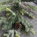 Pvc Pine W/Cone Frst Spray 38131 Greenery