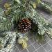 Pvc Pine W/Cone Frst Spray 38131 Greenery