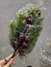 Pvc W/Berry Spry W/Snw Rd 68821 Greenery