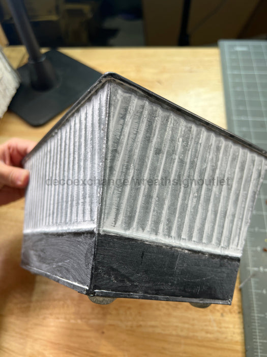 Rect Braided Edge Wh/Bk Sm 151Wb-S Container