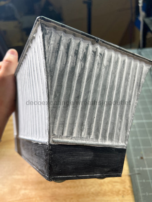 Rect Window Box Wh-Bk 115Wb-S Container