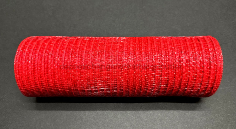 Red Breeze Solid Deco Mesh 10 Inches X Yards Xb240710-12