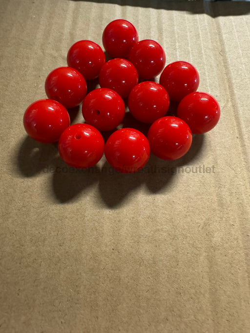 Red Bubble Gum Bead Premium Mix Bag Of 100 Dei-038 Tools