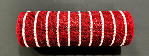 Red Hvy Mtlc Snwbl Mesh 10’’X10Y XB254610-12 Mesh