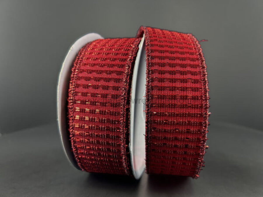 Red Metallic Rishi Solid 1.5’X10Y 78496-09-12 Ribbon