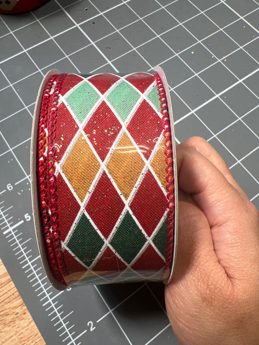 Rd-Sage-Hntr-Gld Cascade Hrlqn 1.5’’X10Y 72565-09-10 Ribbon