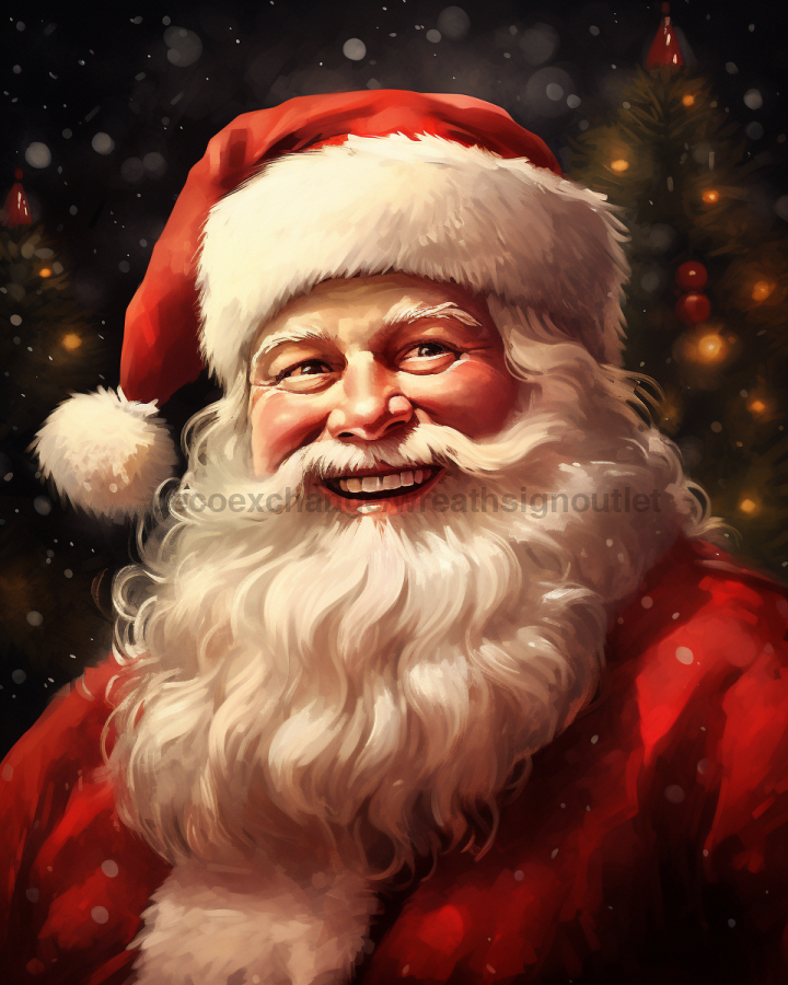 Red Santa Sign, Christmas Sign,... | DecoExchange — DecoExchange®