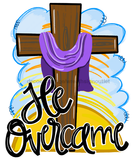 Religious Door Hanger Cross Decoe-W-793-Dh 22’ Wood