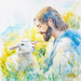 Religious Easter Sign, DCO-13475, Sign For Wreath, 10x10" Metal Sign