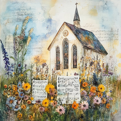 Religious Sign, Church Sign, DCO-02413, Sign For Wreath, 10x10 Metal Sign