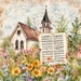 Religious Sign, Church Sign, DCO-02416, Sign For Wreath, 10x10 Metal Sign