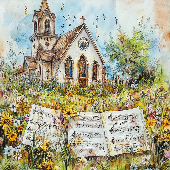 Religious Sign, Church Sign, DCO-02418, Sign For Wreath, 10x10 Metal Sign