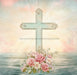 Religious Sign, Cross Sign, DCO-02391, Sign For Wreath, 10x10 Metal Sign