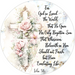 Religious Sign Cross Decoe-5207 10’ Metal Round