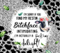 Resting Bitch Face Tumbler, Cow Tumbler 20 oz Skinny Tumbler DECOETUMBLER-233 - DecoExchange®