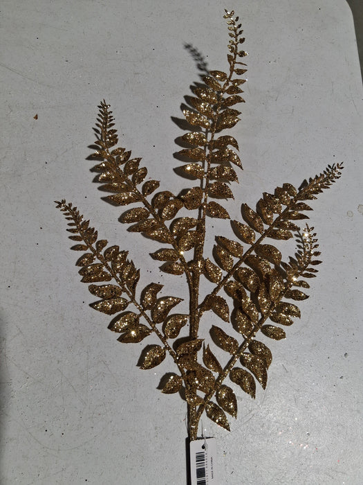 Christmas Fern Spray - Gold - 68691