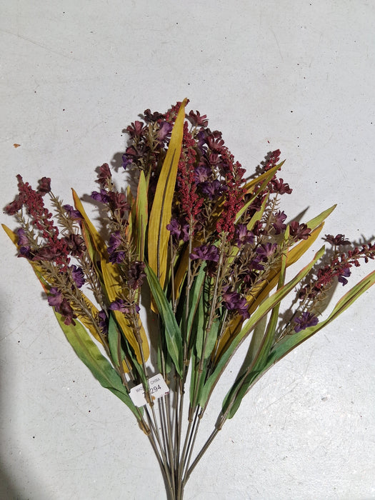 Baby's Breath & Berry Bush - 12 Stems - Purple - 72294