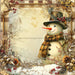 Rustic Snowman Sign, DCO-102287, Sign For Wreath, 10x10in Metal Sign